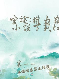 官途:权力巅峰 小说下载txt