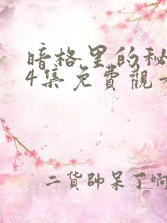 暗格里的秘密24集免费观看