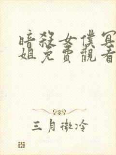 暗杀女仆冥土小姐免费观看