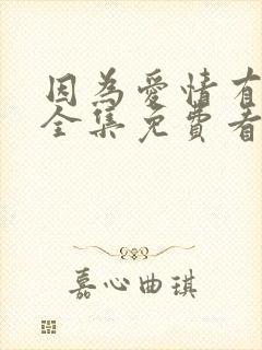 因为爱情有幸福全集免费看