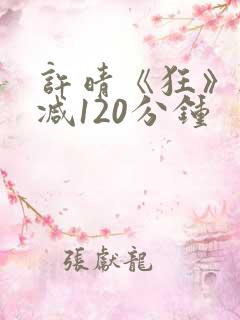 许晴《狂》无删减120分钟