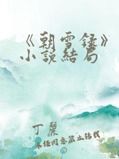 《朝雪录》原著小说结局