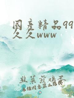 国产精品99久久久www