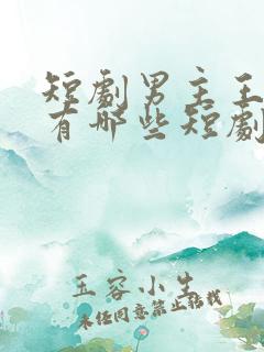 短剧男主王沐凯有哪些短剧