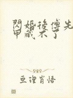 闪婚后傅先生马甲藏不了