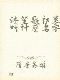 沐笙歌祁慕小说叫什么名字