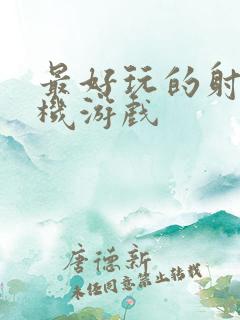 最好玩的射击单机游戏