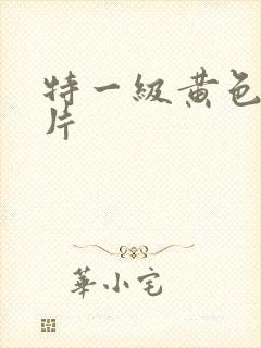 特一级黄色录像片