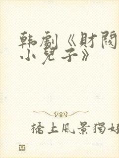 韩剧《财阀家的小儿子》