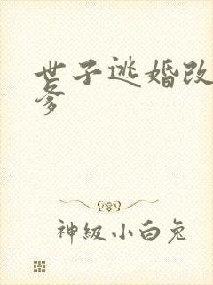 世子逃婚改嫁他爹