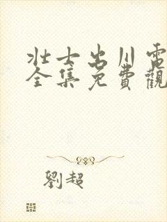 壮士出川电视剧全集免费观看高清版