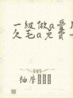 一级做a爱片久久毛a免费看国产