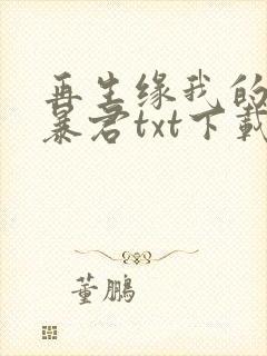再生缘我的温柔暴君txt下载
