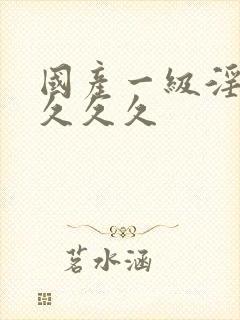 国产一级淫片久久久久