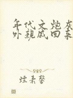 年代文炮灰的海外亲戚回来了小说txt78章