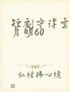 短剧守得云开见月明60