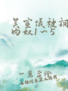 吴宣仪被调教成肉奴1～5