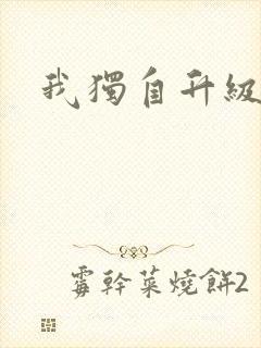 我独自升级韩漫