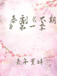 泰剧《不期而爱》第一季