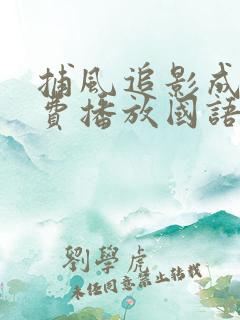 捕风追影成龙免费播放国语在线观看
