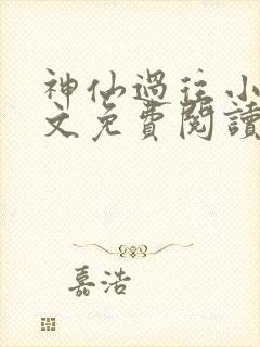 神仙过往小说全文免费阅读最新章节