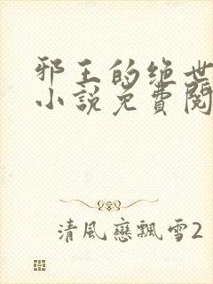 邪王的绝世毒妃小说免费阅读