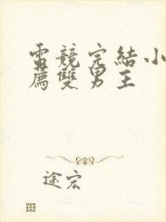 电竞完结小说推荐双男主