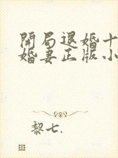 开局退婚十个未婚妻正版小说