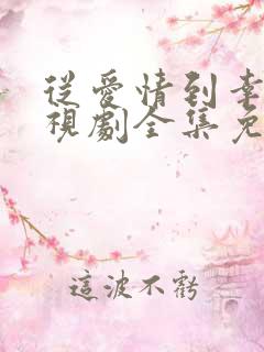 从爱情到幸福电视剧全集免费观看