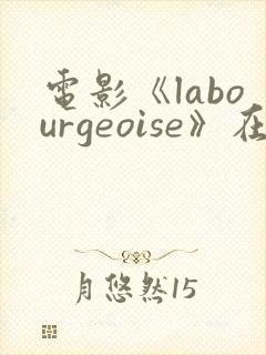 电影《labourgeoise》在线观看