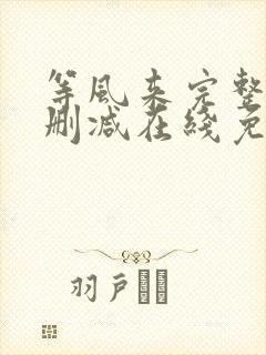 等风来完整版未删减在线免费观看