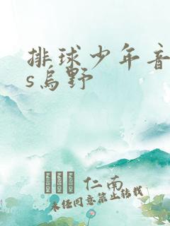 排球少年音驹vs乌野