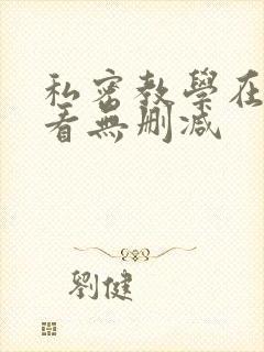 私密教学在线观看无删减