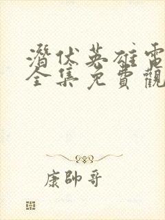 潜伏英雄电视剧全集免费观看