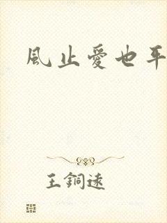 风止爱也平短剧