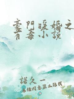 豪门暖婚之媳妇有毒小说