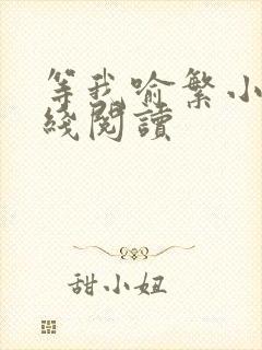 等我喻繁小说在线阅读