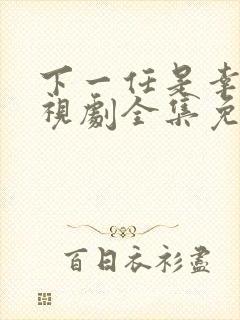 下一任是幸福电视剧全集免费观看