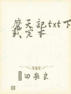 魔天记txt下载完本