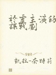 于震主演的抗日谍战剧