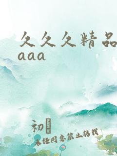 久久久精品国产aaa