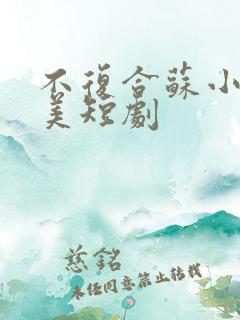 不复合苏小姐独美短剧