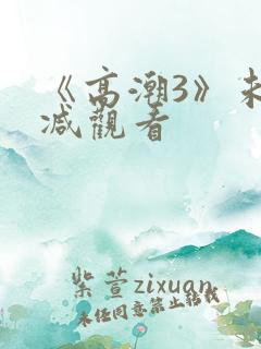 《高潮3》未删减观看
