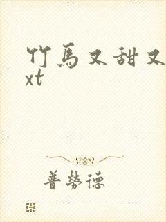 竹马又甜又盐txt