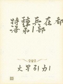 特种兵在都市杨洛第1部