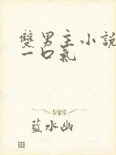 双男主小说推文一口气