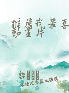 推荐我最喜欢的动画片