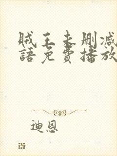 贼王未删减版粤语免费播放