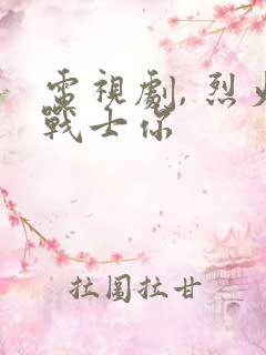 电视剧, 烈火战士你