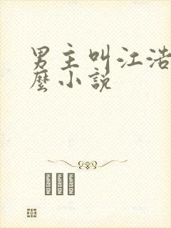 男主叫江浩是什么小说